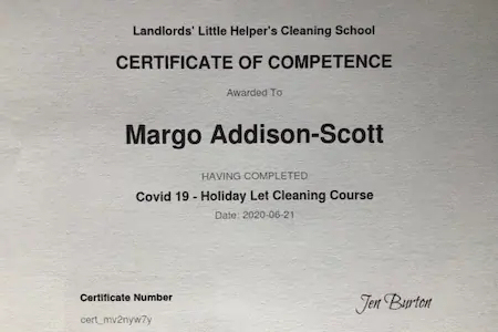 Certificate of Competence
