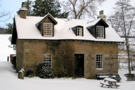 Garden Cottage in Winter